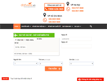 Tablet Screenshot of datvere.vn